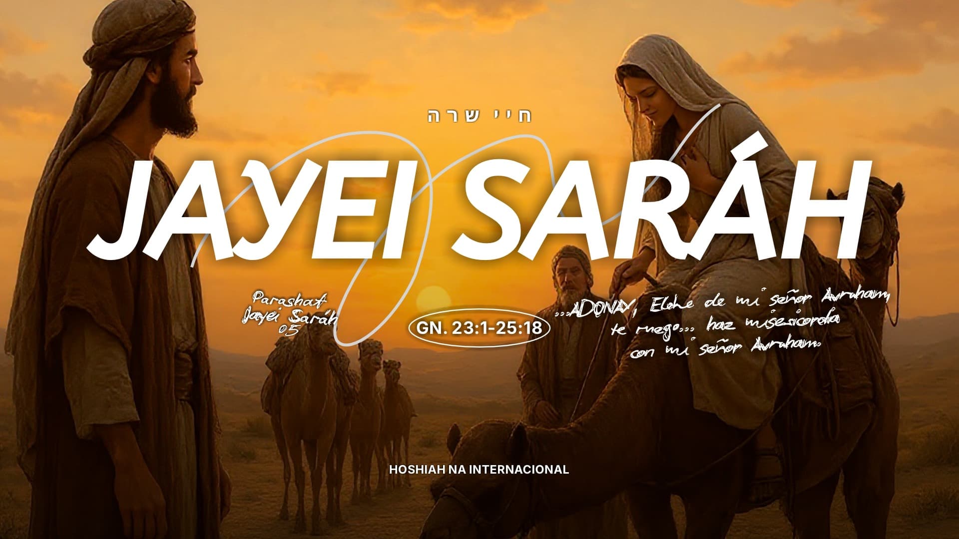 PARASHAT JAYEI SARÁH
